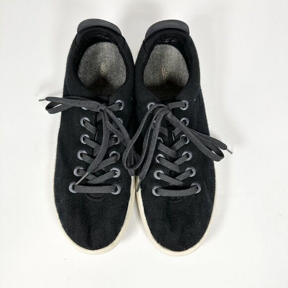 Allbirds Wool Piper Black White Walking Casual Low Shoe Sneaker Mens Size 12 - Picture 3 of 8